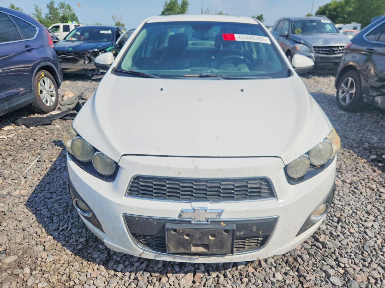 2012 Chevrolet Sonic Ltz Белый vin: 1G1JF5SB1C4101021