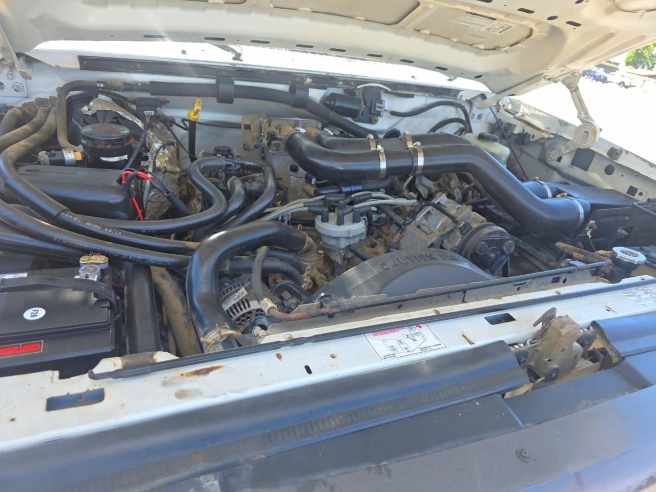 1997 Ford F Super Duty White vin: 1FDLF47G7VEB29283