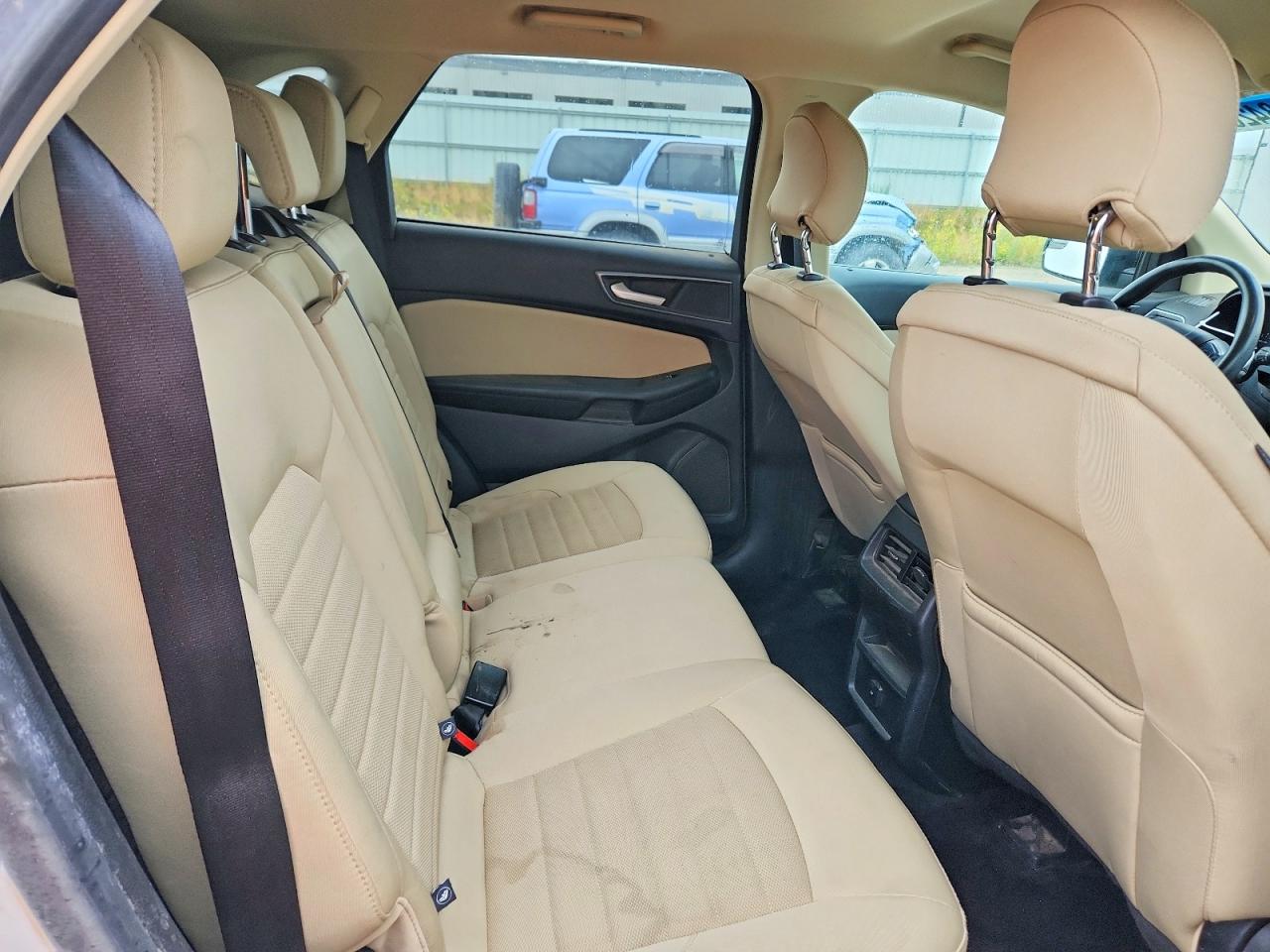 2015 Ford Edge Se White vin: 2FMTK4G88FBC12061
