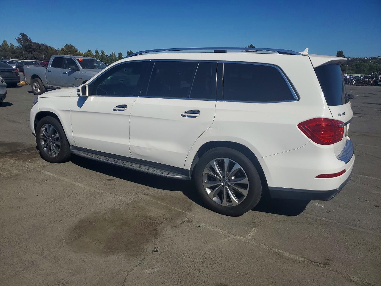 2015 Mercedes-benz Gl 450 4matic White vin: 4JGDF6EE8FA475689