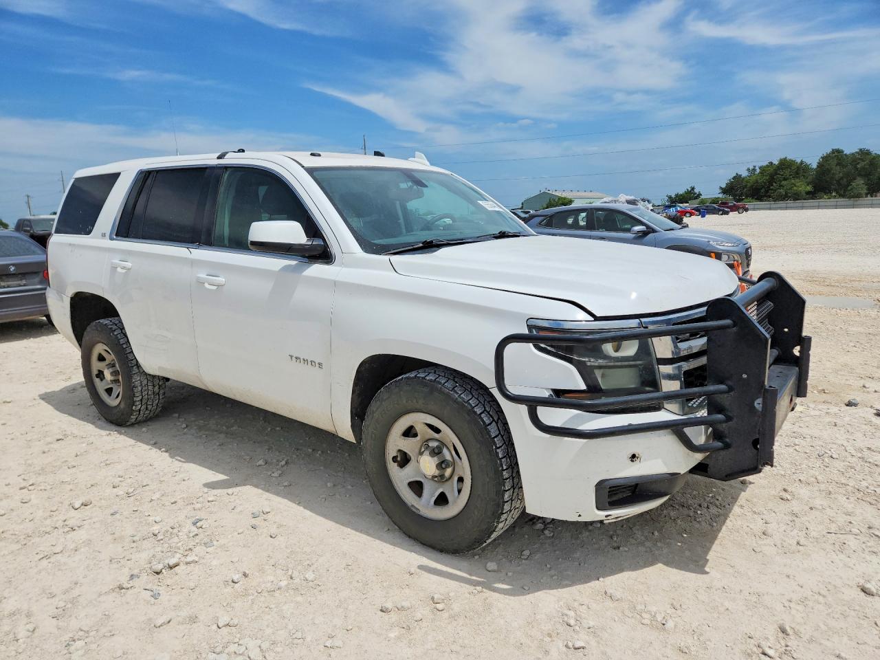 2015 Chevrolet Tahoe K1500 White vin: 1GNSK4EC6FR623650