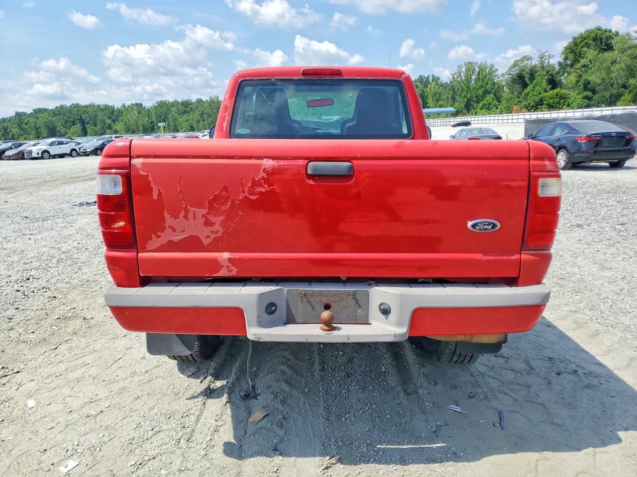 2004 Ford Ranger Красный vin: 1FTYR10U34PA57999
