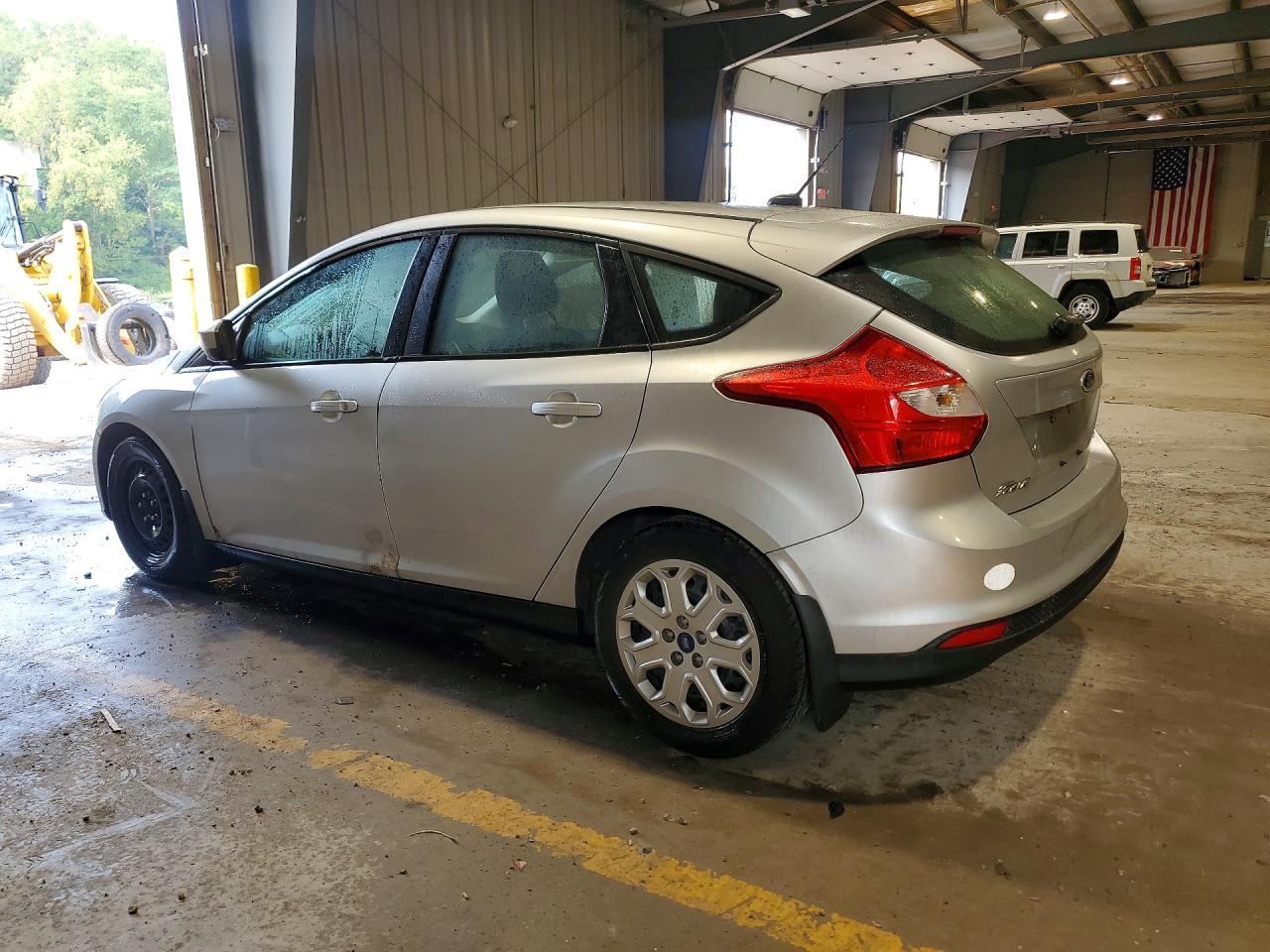 2012 Ford Focus Se Silver vin: 1FAHP3K26CL145910