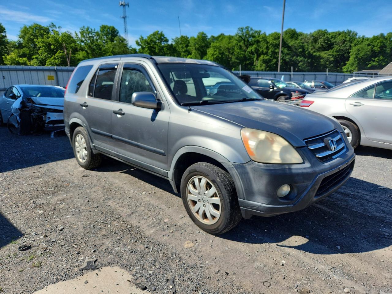 2006 Honda Cr-v Ex Серый vin: JHLRD78896C052543