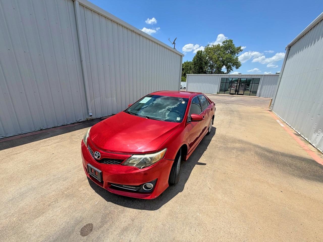 2014 Toyota Camry Se Red vin: 4T1BF1FK3EU759629