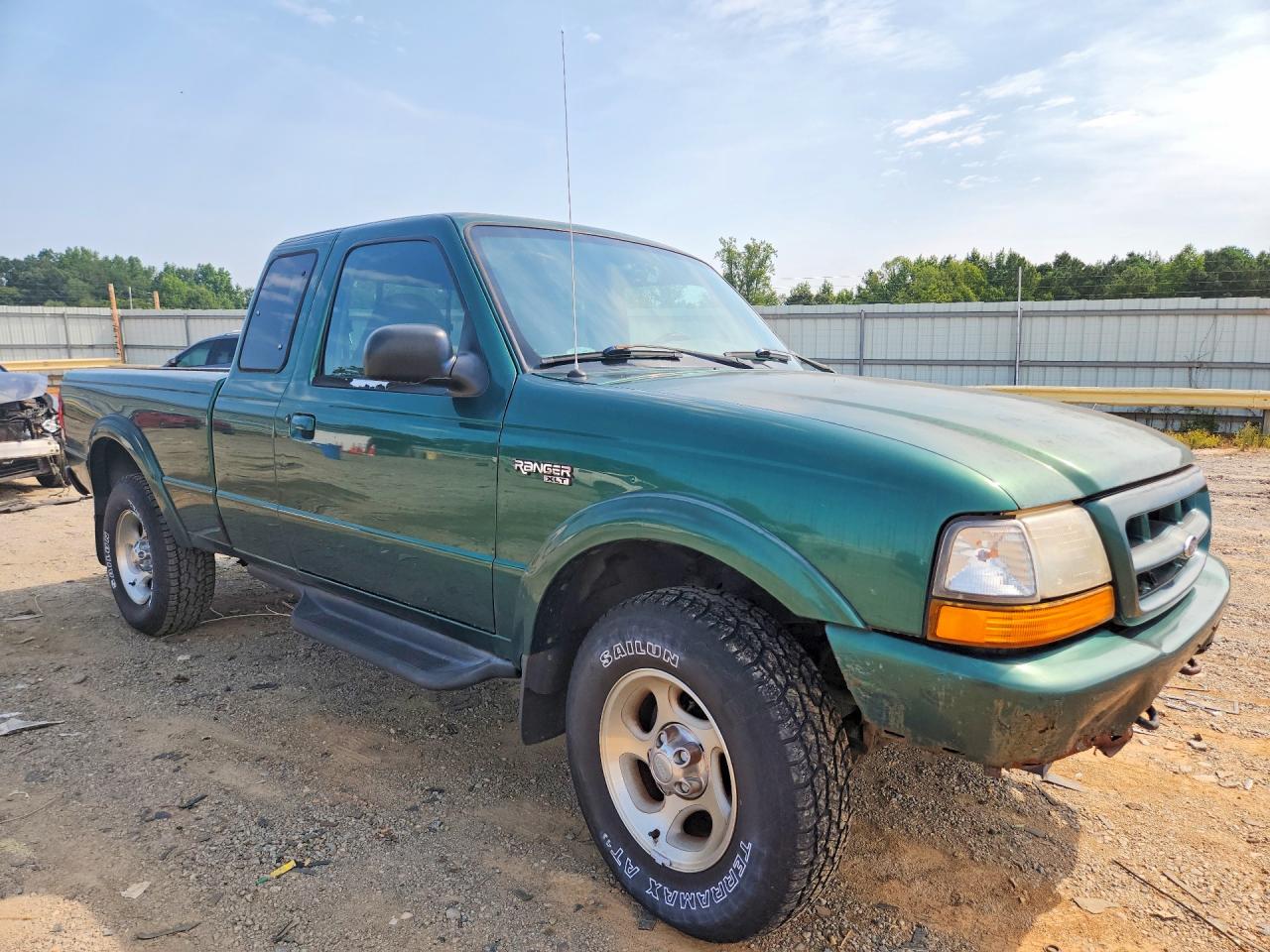 2000 Ford Ranger Super Cab Green vin: 1FTZR15X9YTA20914