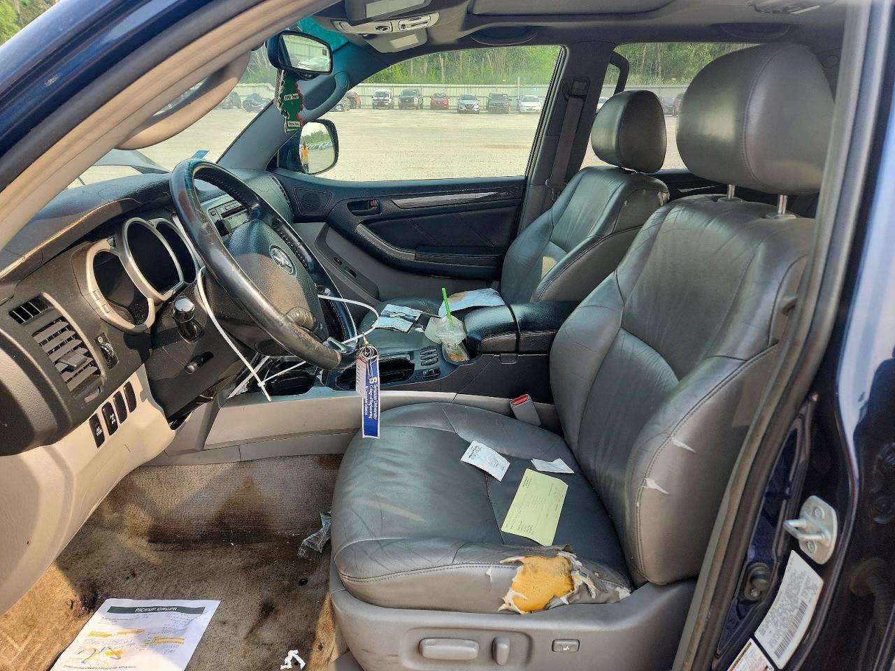 2004 Toyota 4runner Limited Blue vin: JTEBU17R548026457