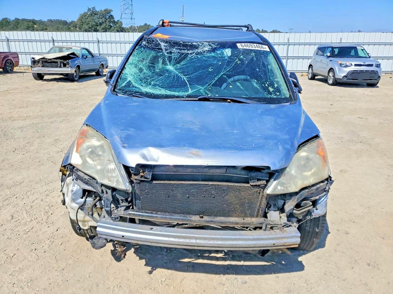 2008 Honda Cr-v Lx Blue vin: 5J6RE38358L010827