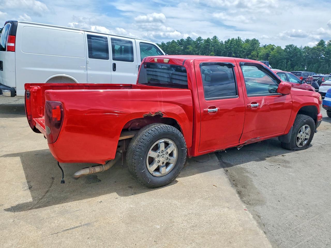 2011 Chevrolet Colorado Lt Красный vin: 1GCHTCFE1B8119517