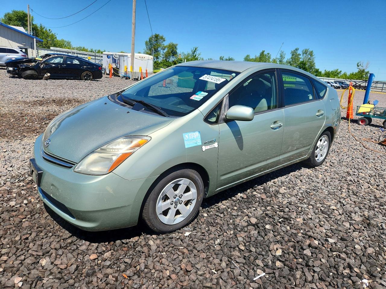 2008 Toyota Prius Base Green vin: JTDKB20U783352228