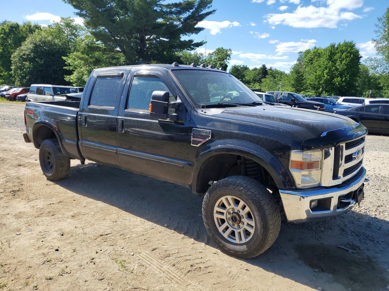 2008 Ford F350 Srw Super Duty Black vin: 1FTWW31R38EE61652