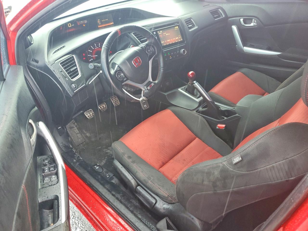 2015 Honda Civic Si Red vin: 2HGFG4A53FH706019