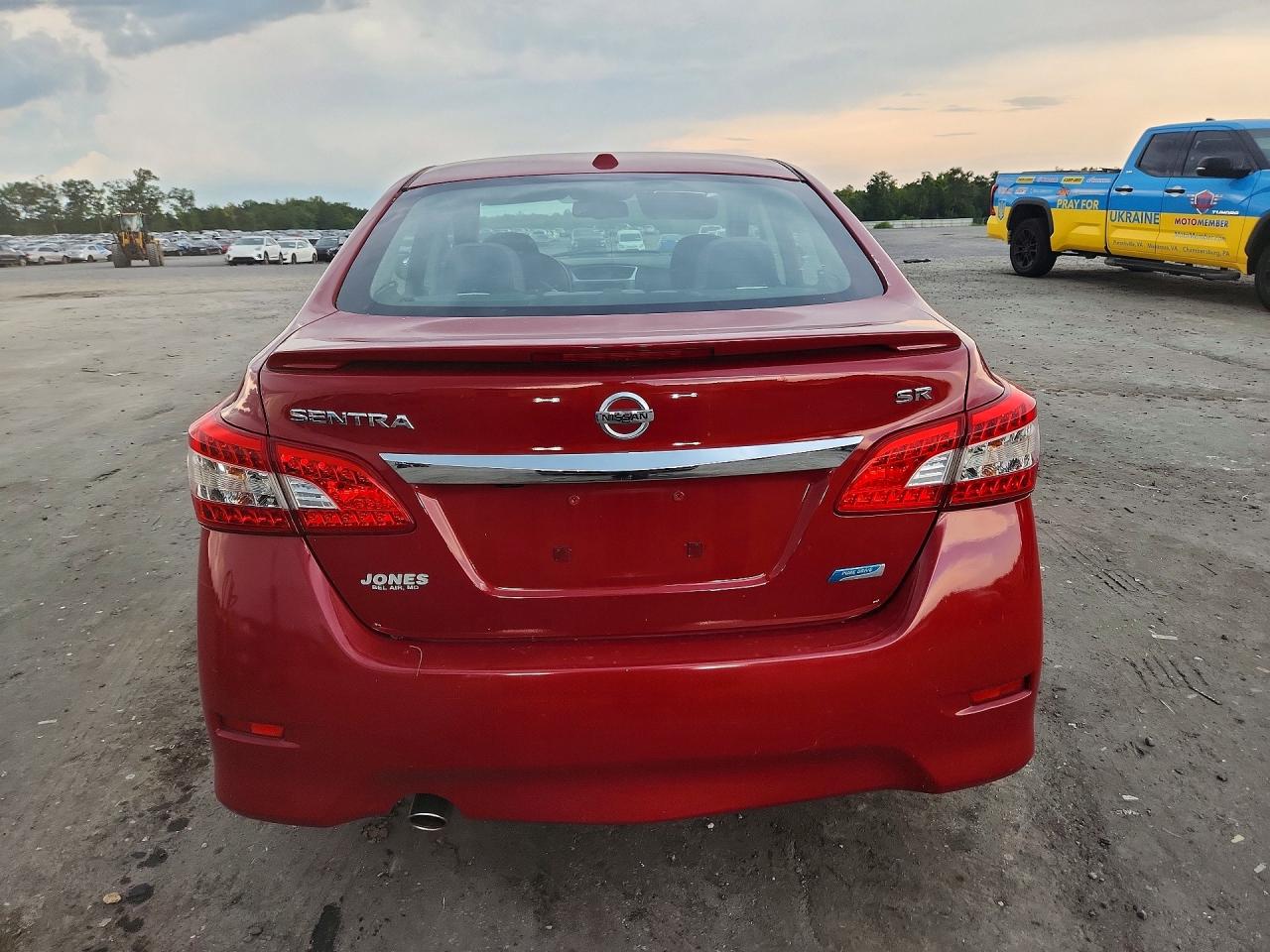 2014 Nissan Sentra Sr Red vin: 3N1AB7AP4EL610760
