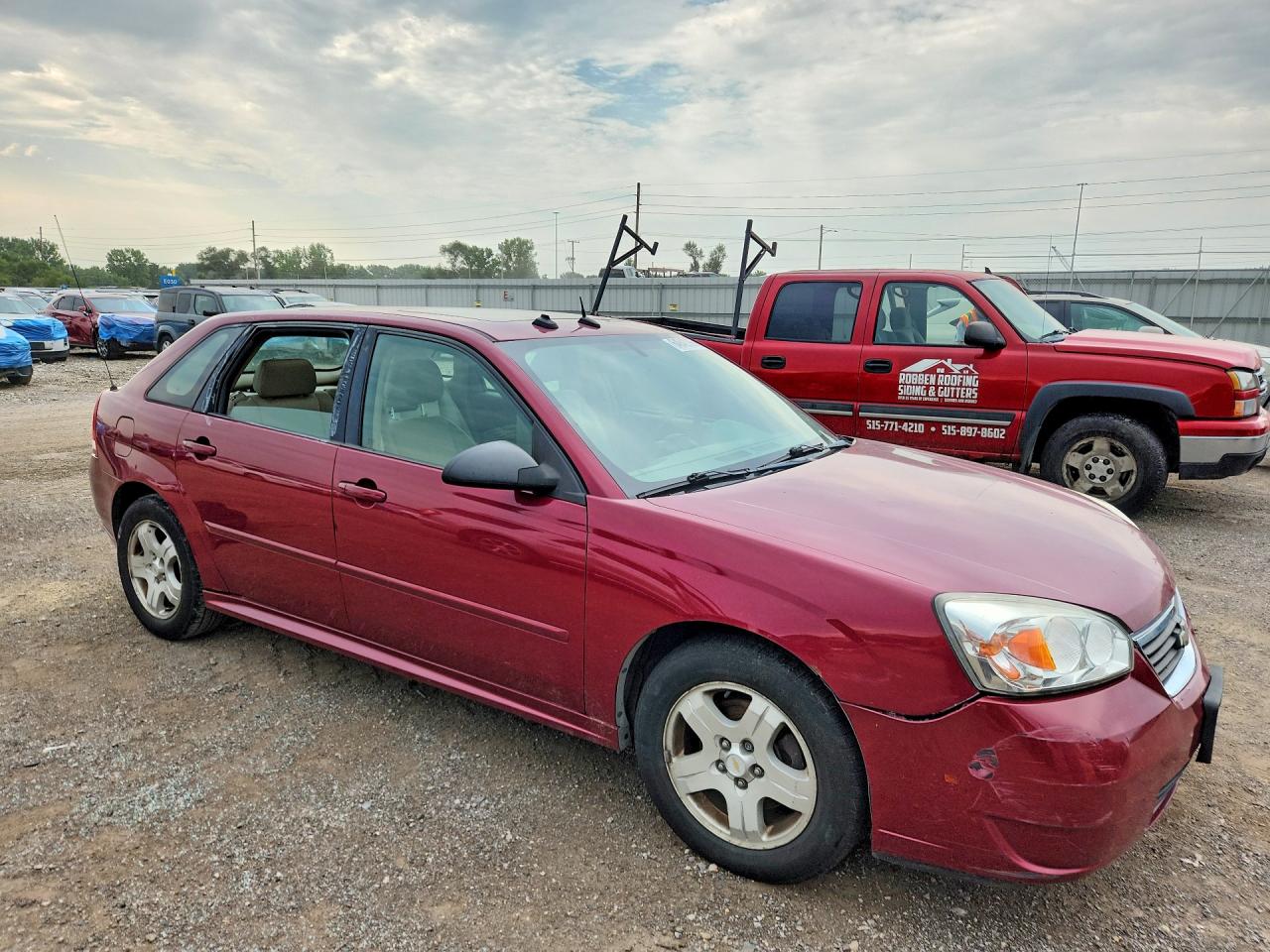 2004 Chevrolet Malibu Maxx Lt Burgundy vin: 1G1ZU64814F240670