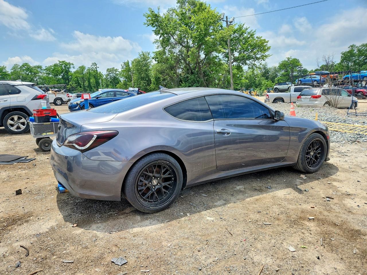 2013 Hyundai Genesis Coupe 2.0t Серый vin: KMHHT6KD3DU113240