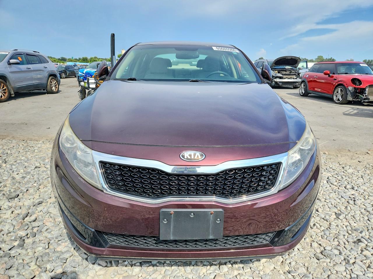 2013 Kia Optima Ex Burgundy vin: 5XXGN4A79DG137459