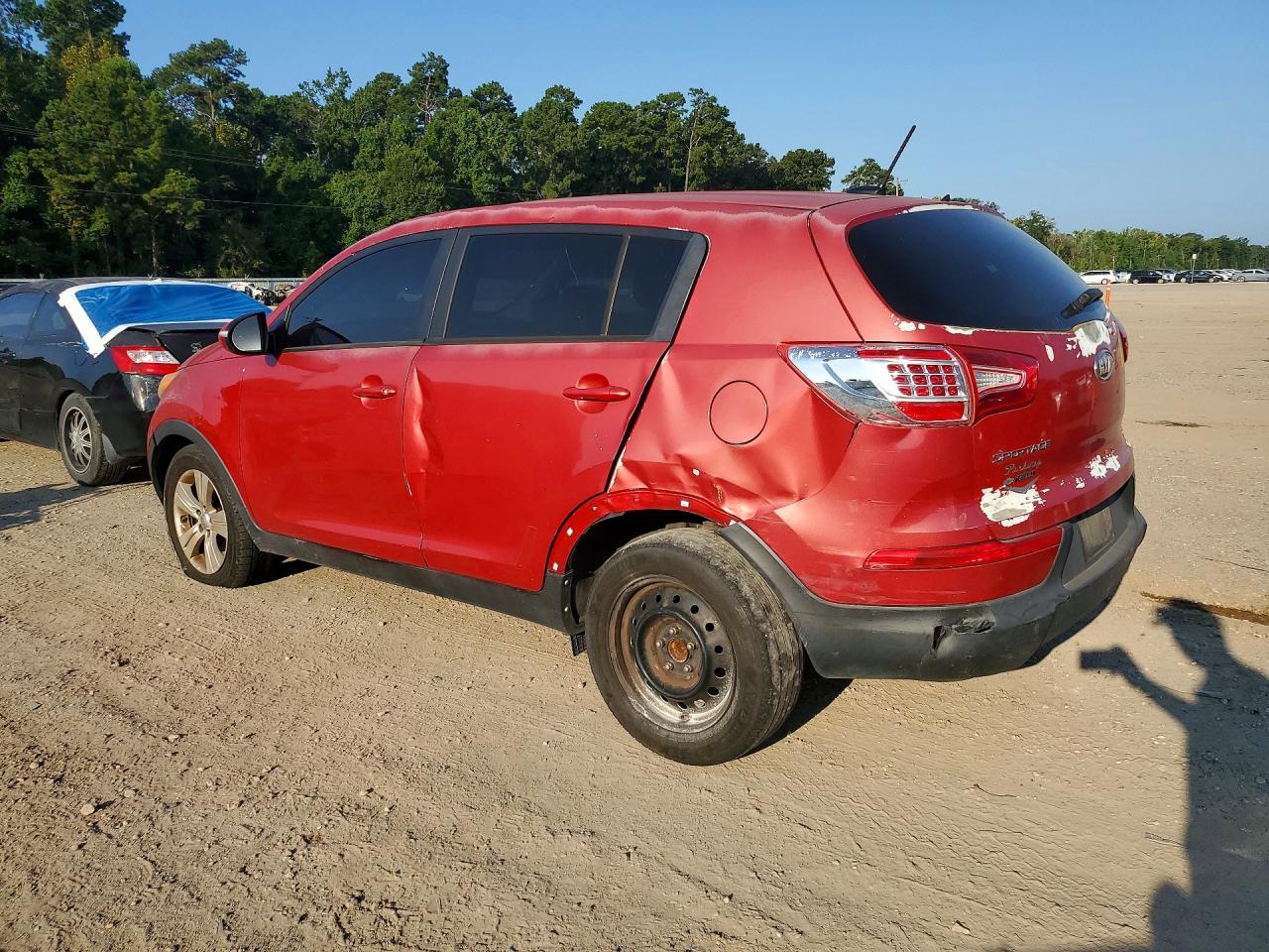 2012 Kia Sportage Lx Красный vin: KNDPB3A22C7229785