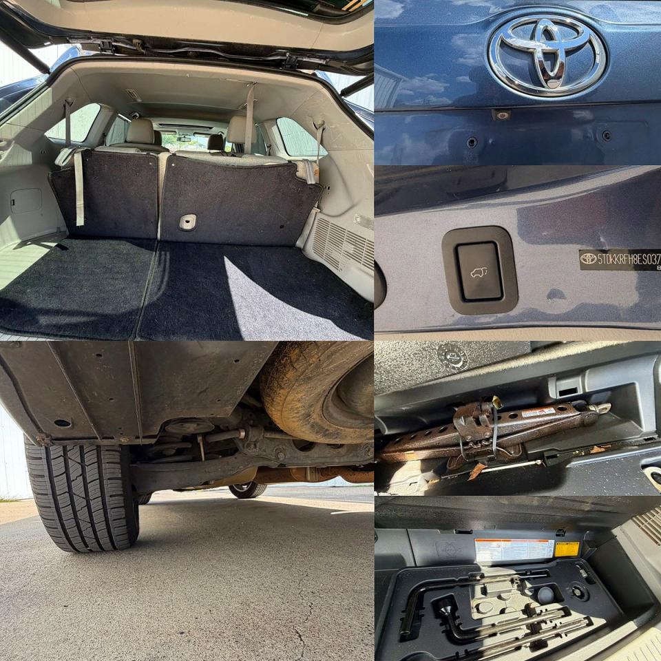2014 Toyota Highlander Xle Blue vin: 5TDKKRFH8ES037371