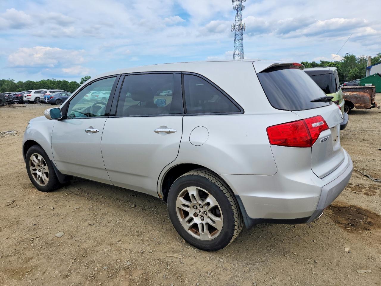 2009 Acura Mdx Silver vin: 2HNYD28669H533663