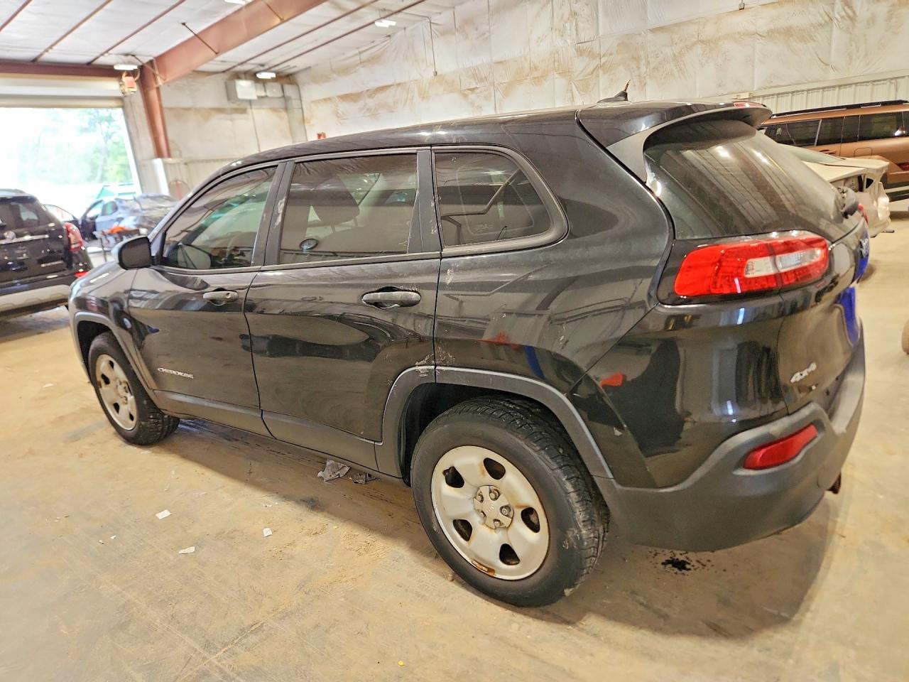 2014 Jeep Cherokee Sport Black vin: 1C4PJMAB9EW125179