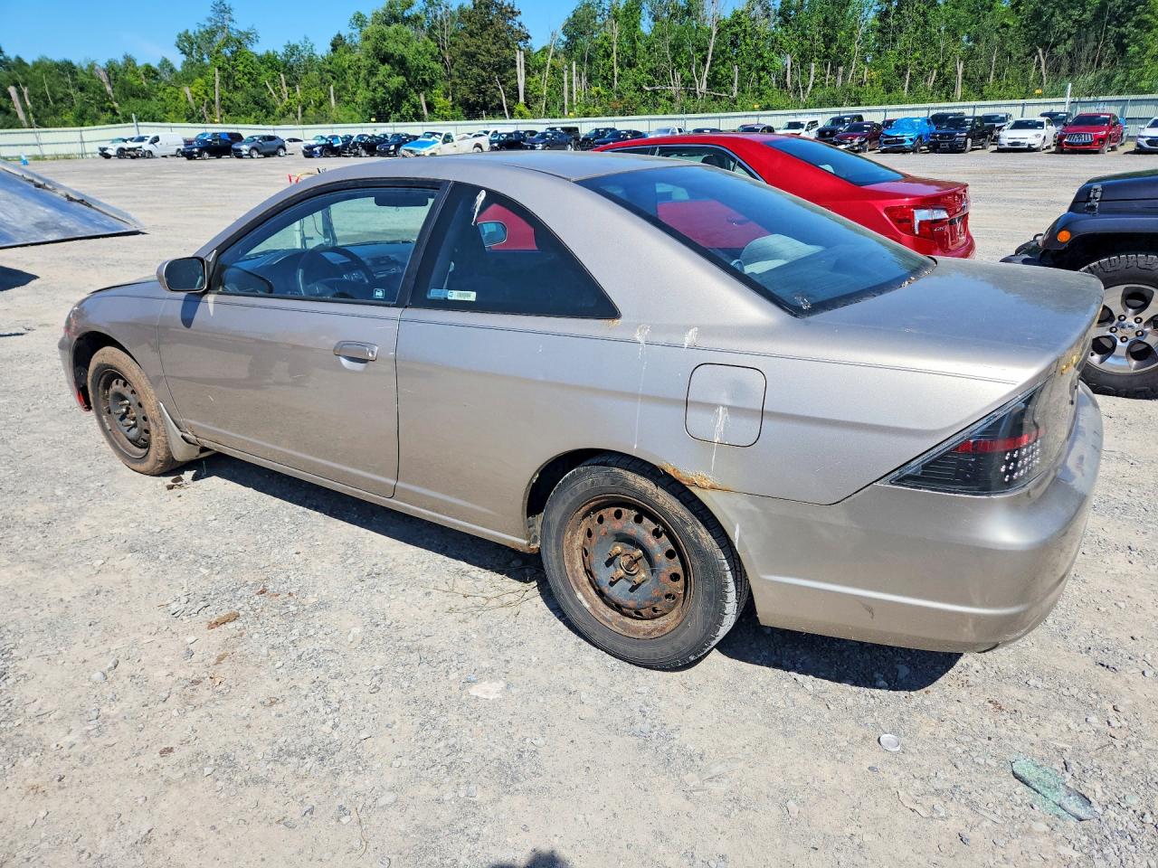 2002 Honda Civic Ex Silver vin: 1HGEM21942L102715