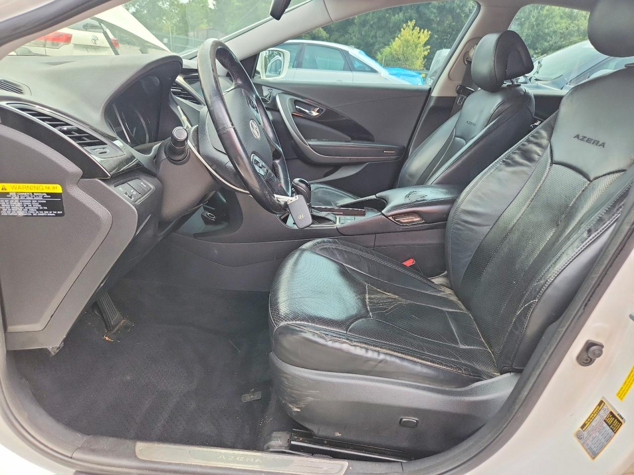 2013 Hyundai Azera Base White vin: KMHFG4JG5DA223025