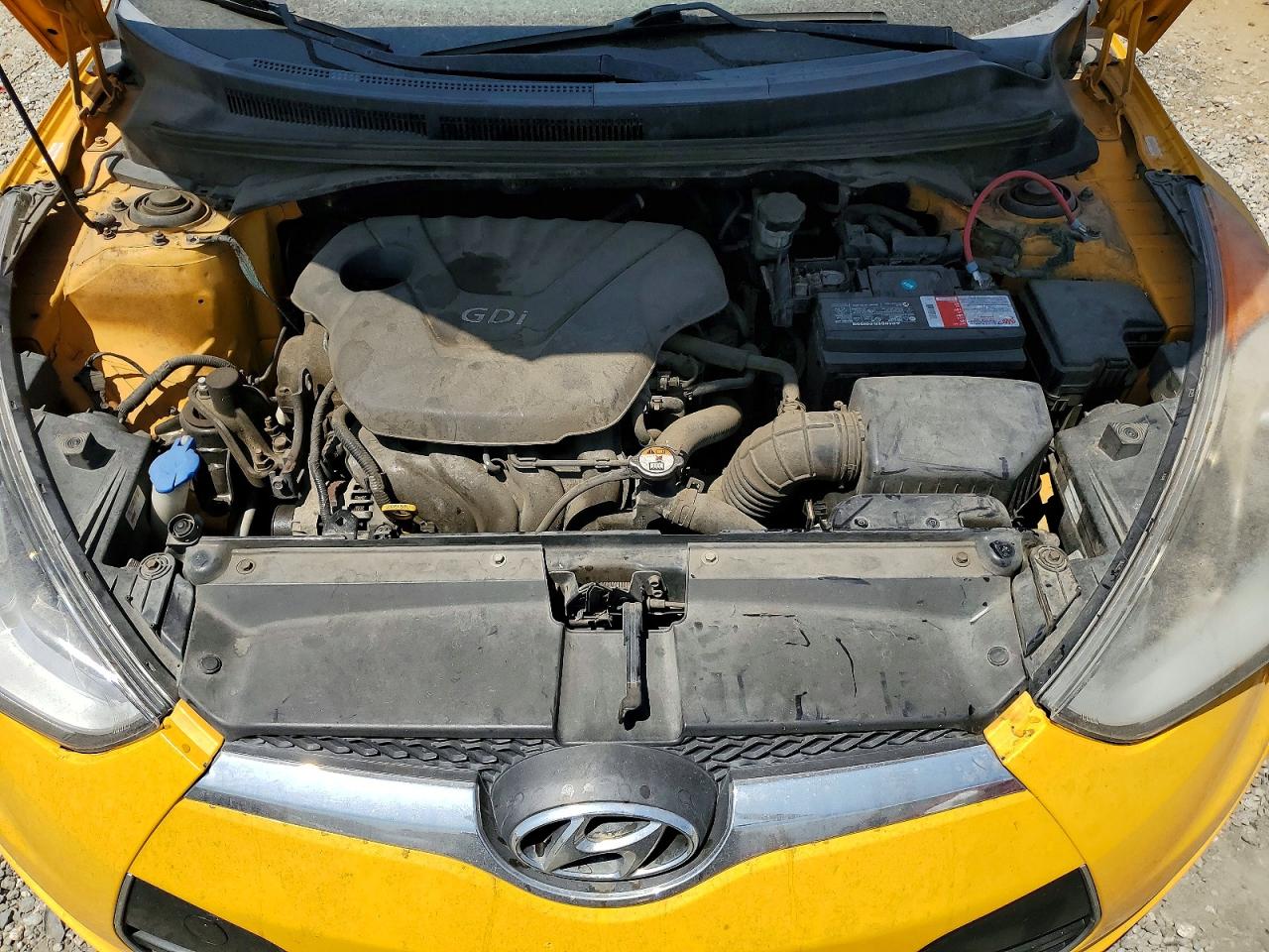 2012 Hyundai Veloster Base Желтый vin: KMHTC6AD2CU030621