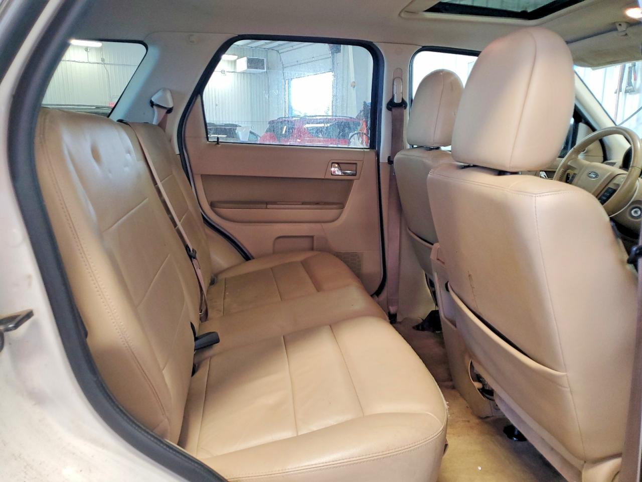 2010 Ford Escape Limited White vin: 1FMCU9EG2AKC22049