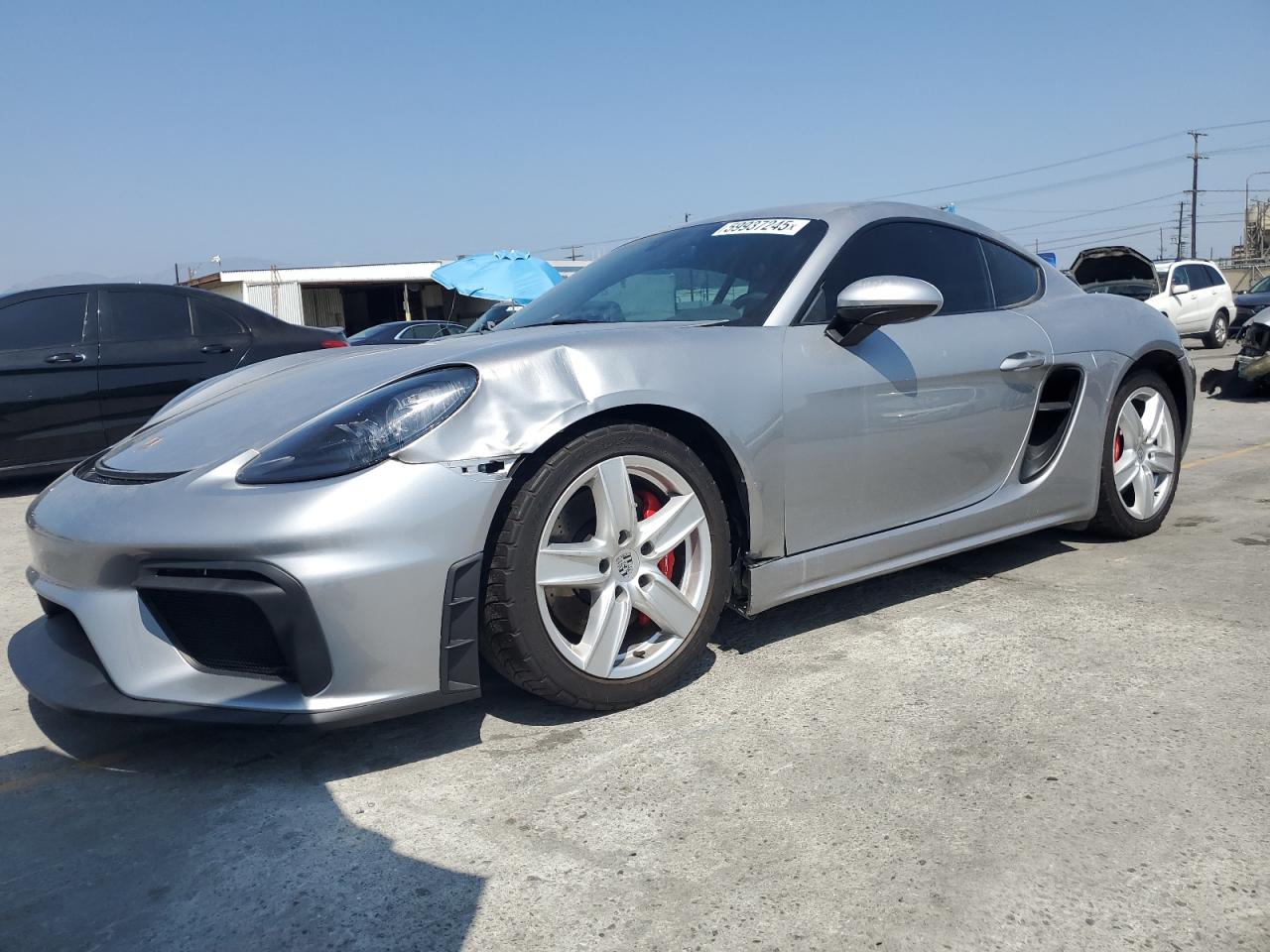 2024 Porsche Cayman Gts Silver vin: WP0AD2A89RK269365