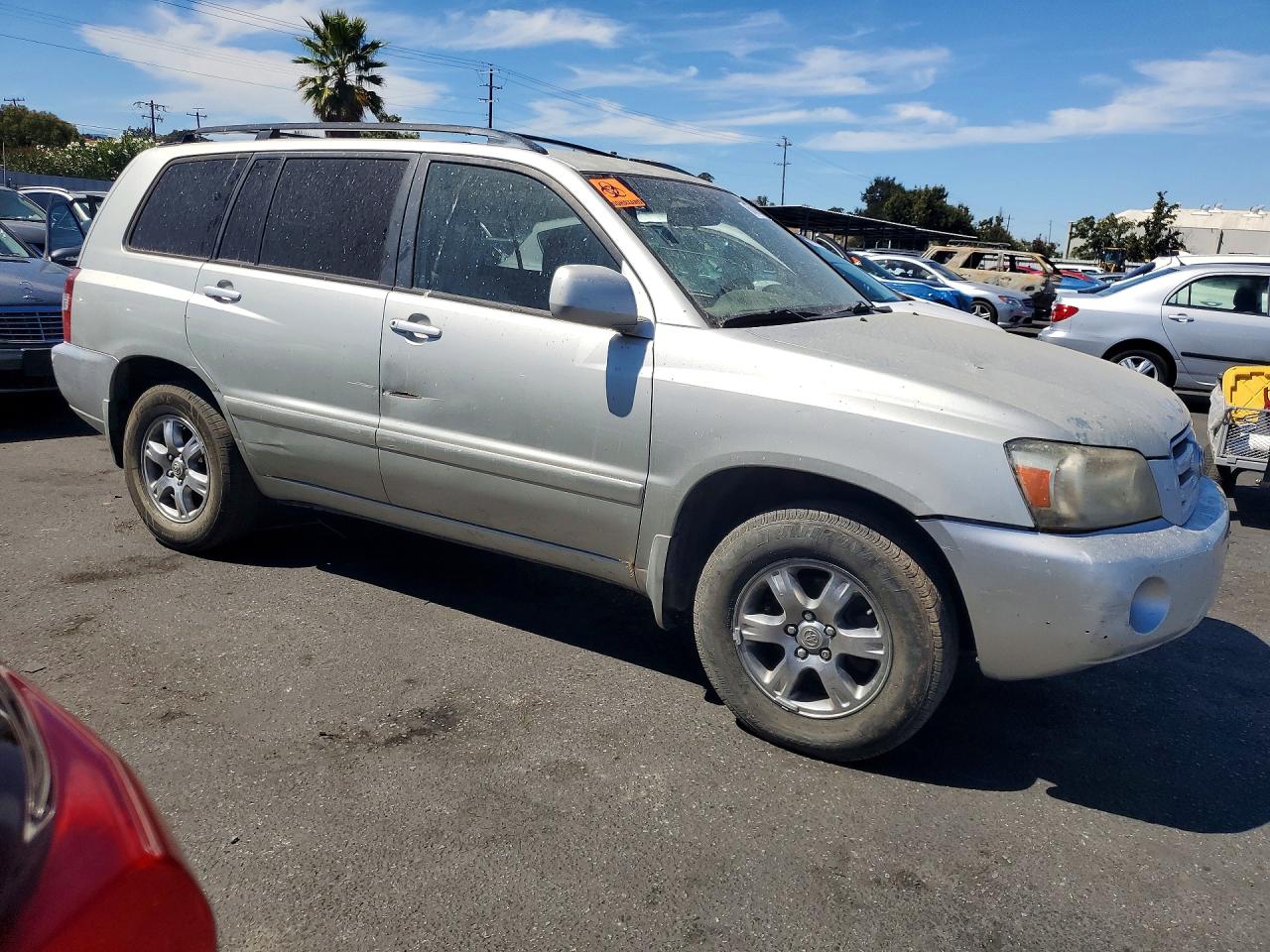 2004 Toyota Highlander Base Silver vin: JTEDP21A340042325