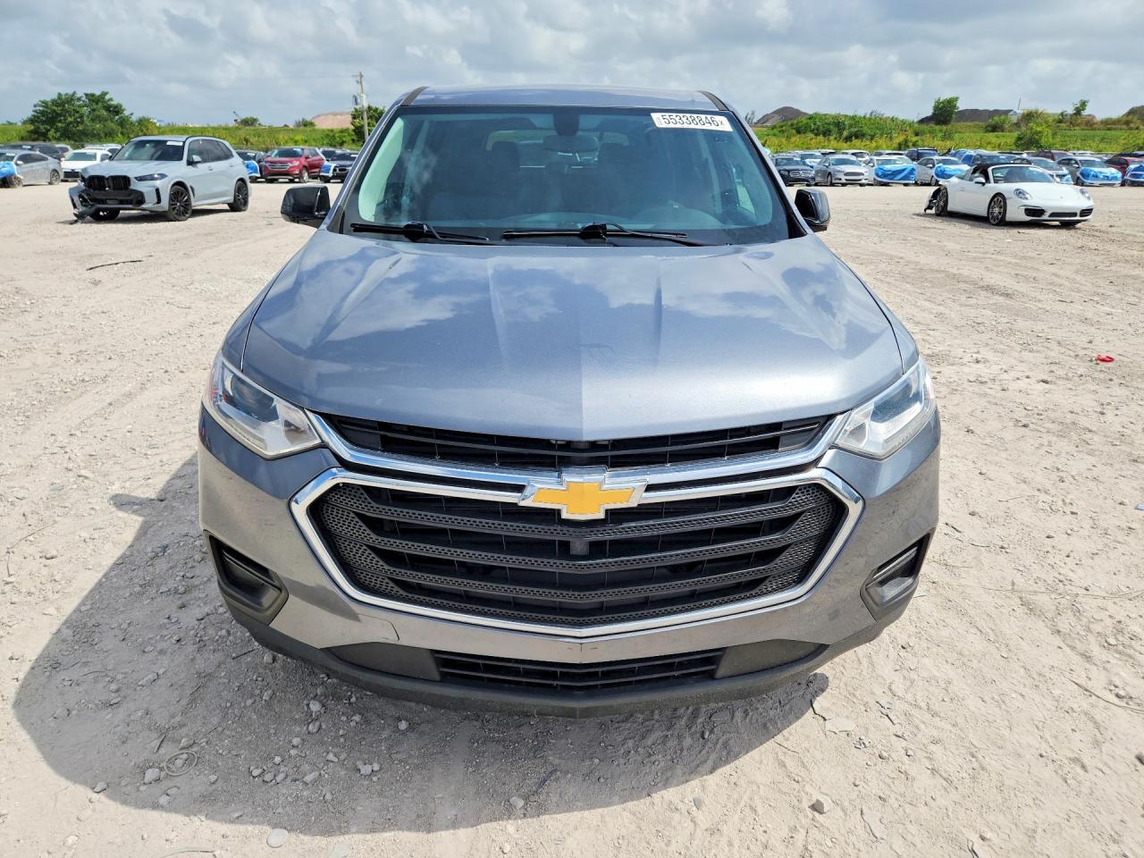 2019 Chevrolet Traverse Ls Серый vin: 1GNERFKW6KJ188298