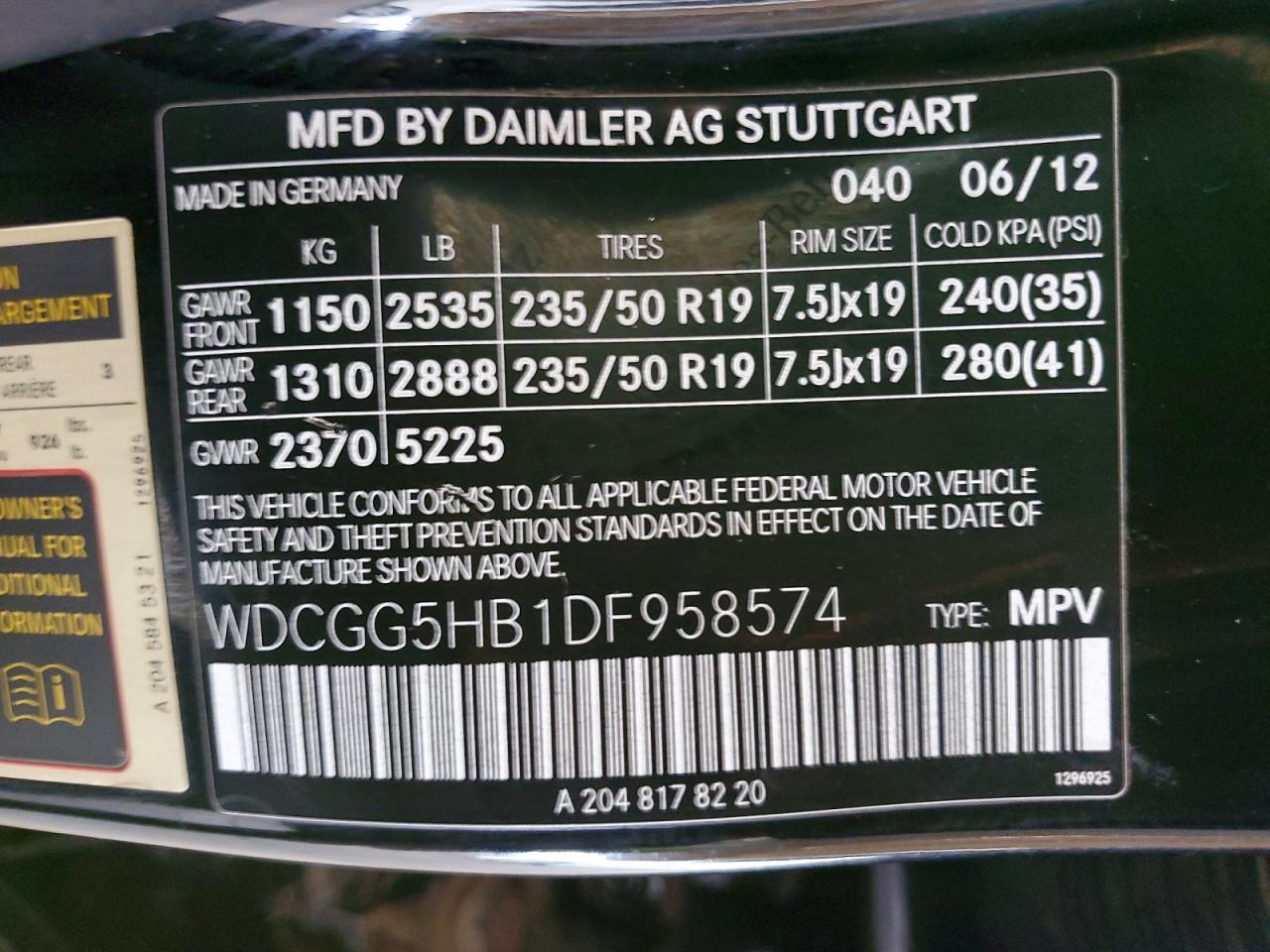 2013 Mercedes-benz Glk 350 Black vin: WDCGG5HB1DF958574