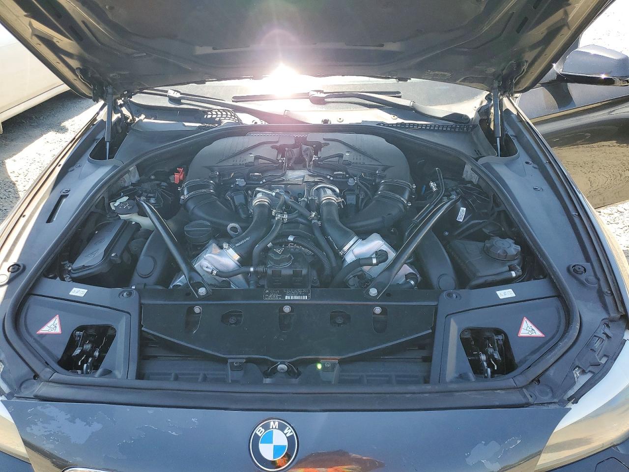 2012 Bmw 550 I Gray vin: WBAFR9C51CDV59305