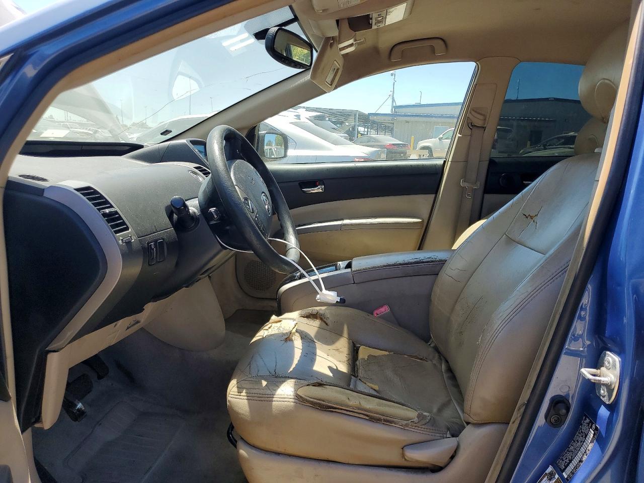 2005 Toyota Prius Base Blue vin: JTDKB20UX57048198