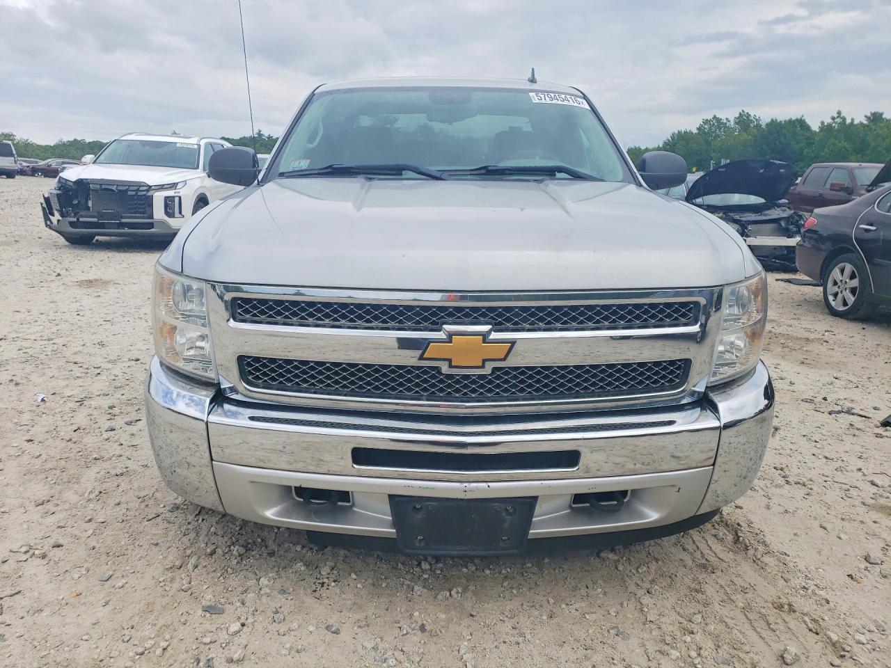 2012 Chevrolet Silverado K1500 Ls Silver vin: 1GCRKREA0CZ257764