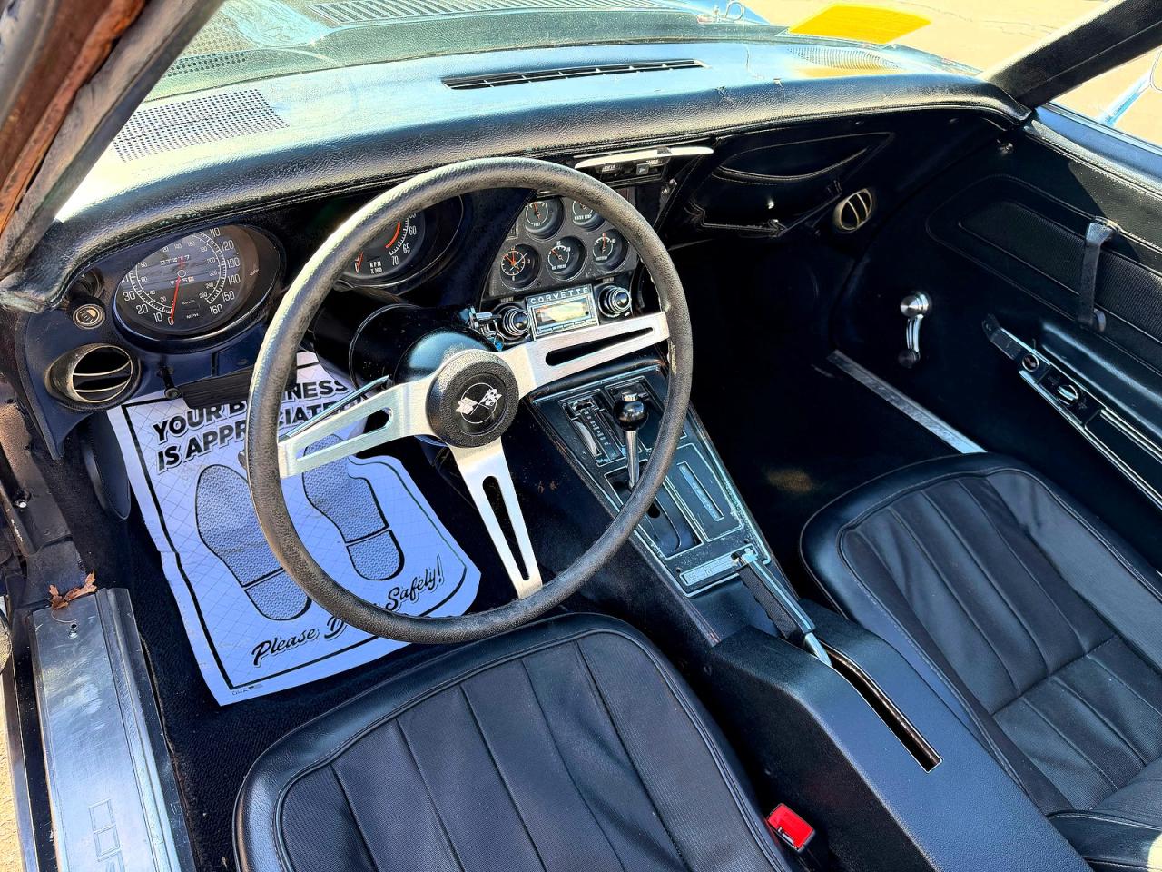 1973 Chevrolet Corvette Black vin: 1Z37J3S423502