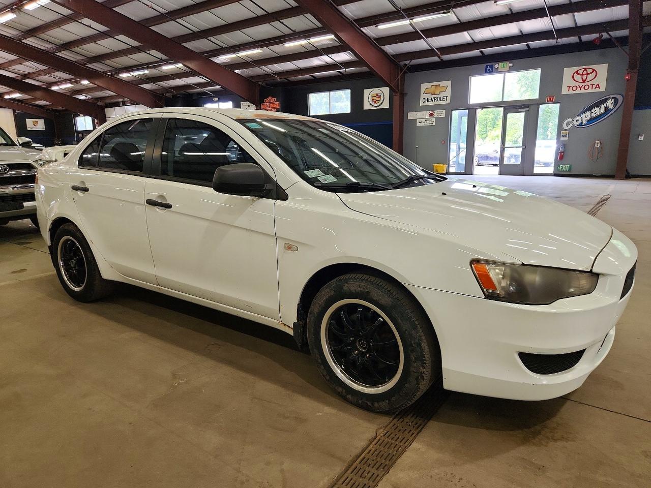 2009 Mitsubishi Lancer De White vin: JA3AU16U39U002385