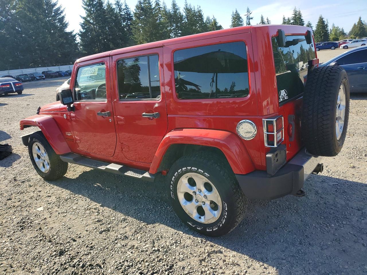 2014 Jeep Wrangler Unlimited Sahara Красный vin: 1C4HJWEG9EL292701