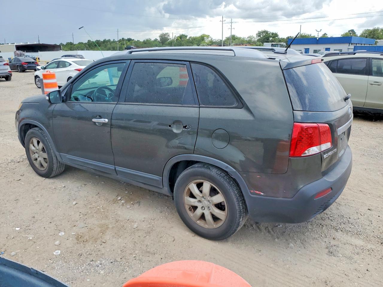 2012 Kia Sorento Lx Silver vin: 5XYKT4A29CG190757