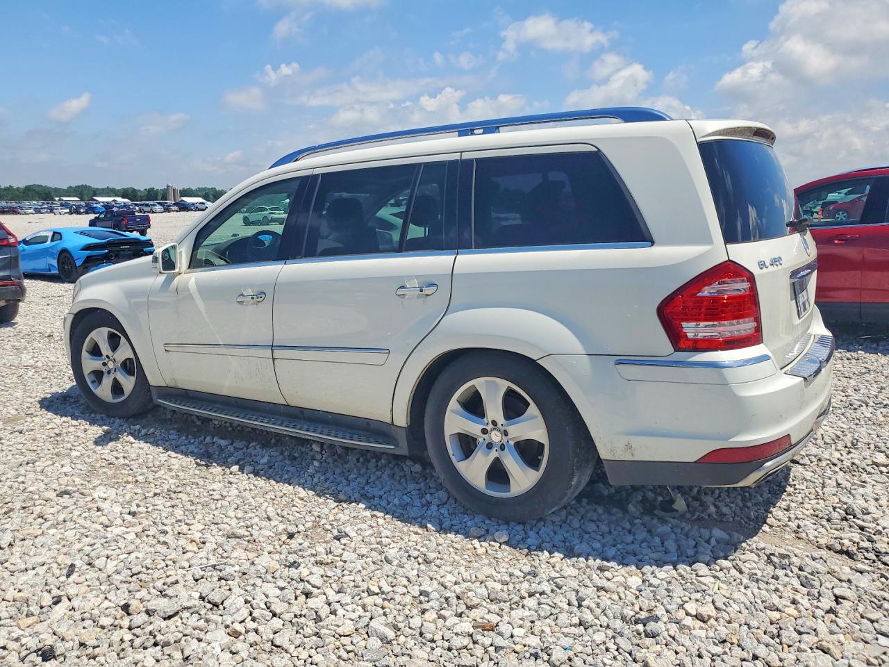 2012 Mercedes-benz Gl 450 4matic White vin: 4JGBF7BE3CA794656