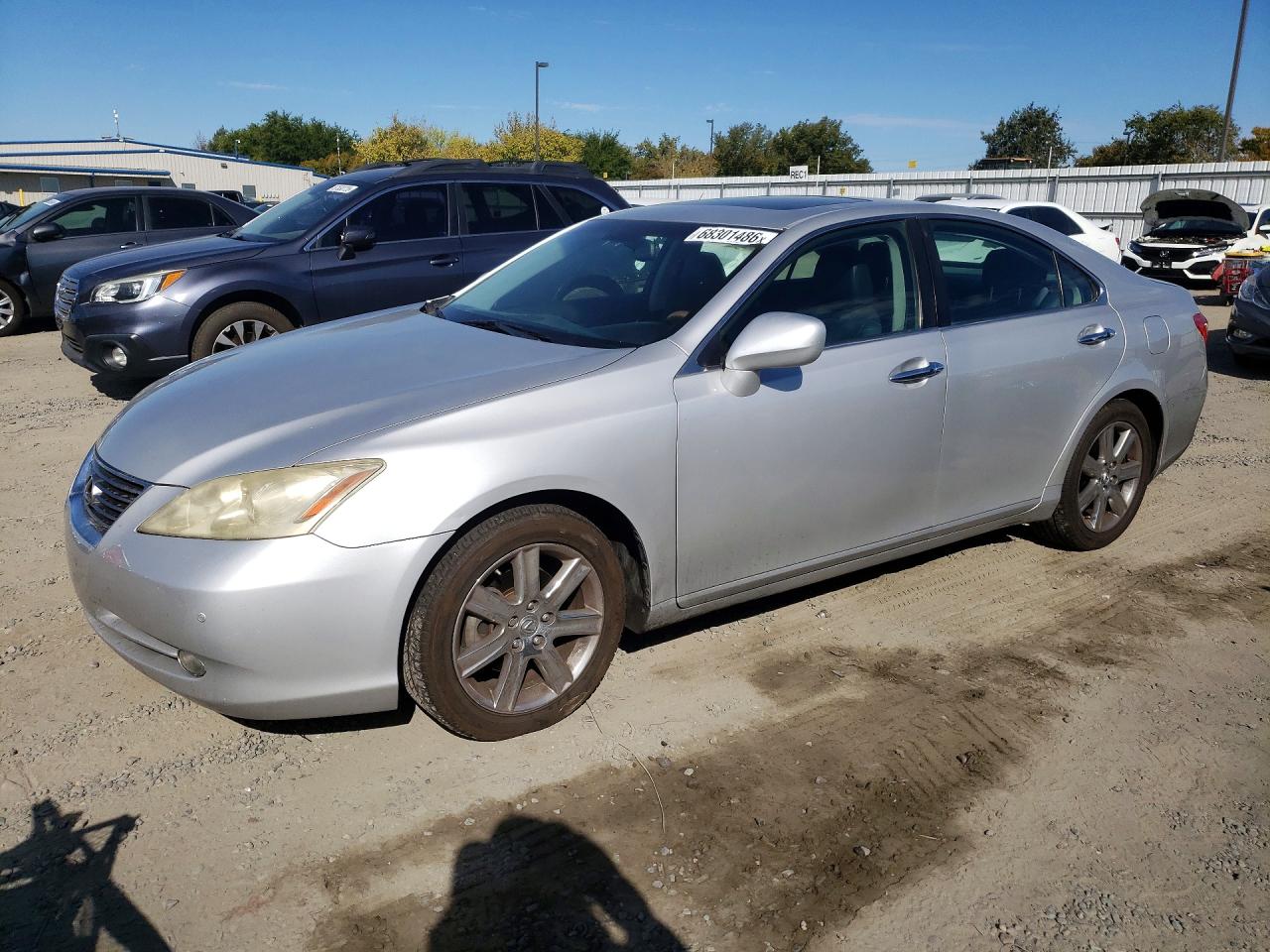2007 Lexus Es 350 Silver vin: JTHBJ46GX72118880
