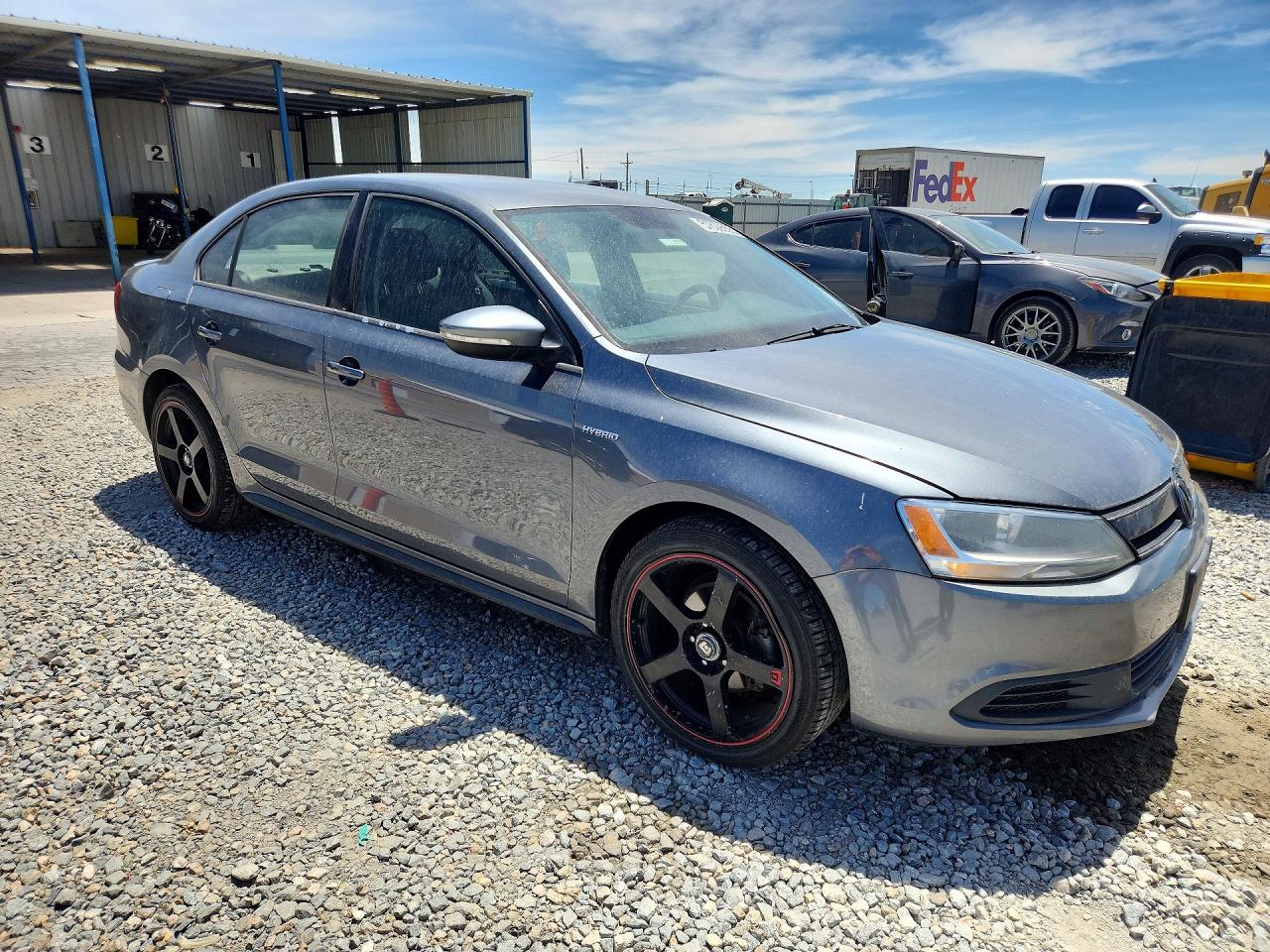 2013 Volkswagen Jetta Hybrid Gray vin: 3VW637AJ9DM276906