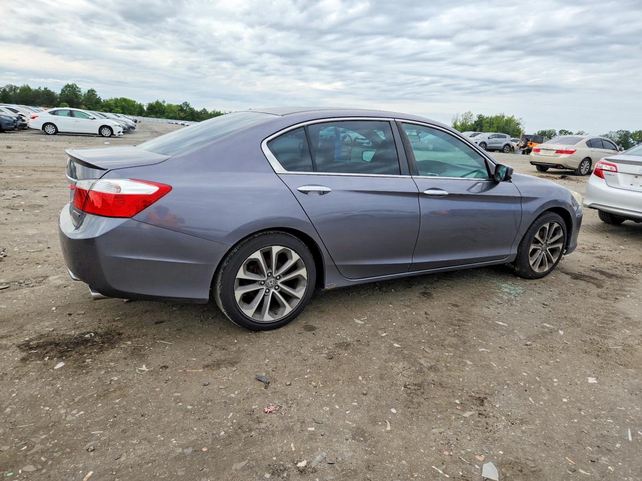2014 Honda Accord Sport Gray vin: 1HGCR2F52EA110925