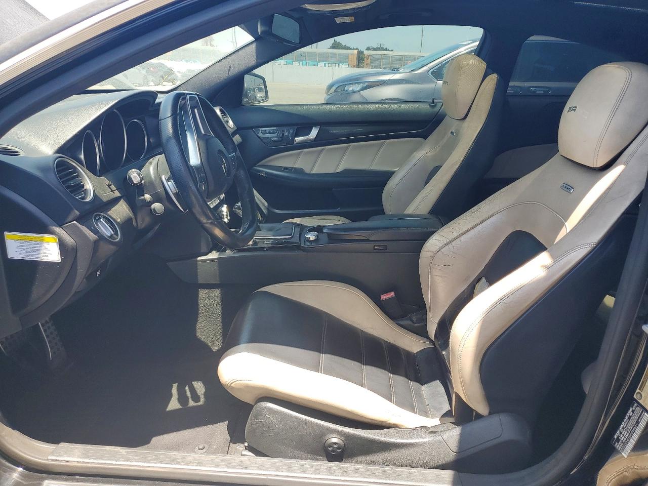 2013 Mercedes-benz C 63 Amg Black vin: WDDGJ7HBXDG068691