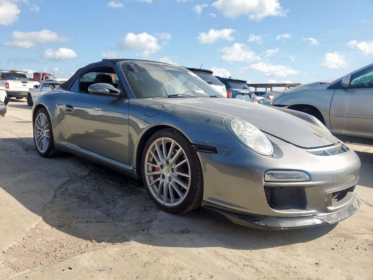 2008 Porsche 911 Carrera S Cabriolet Серый vin: WP0CB29958S776046