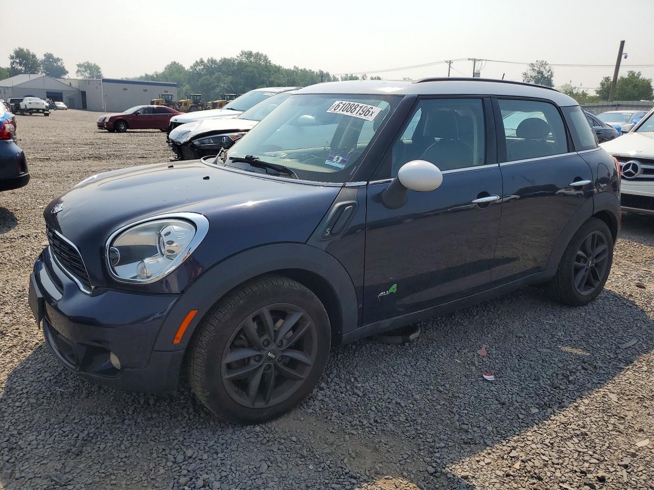 2013 Mini Cooper S Countryman Blue vin: WMWZC5C51DWP33614