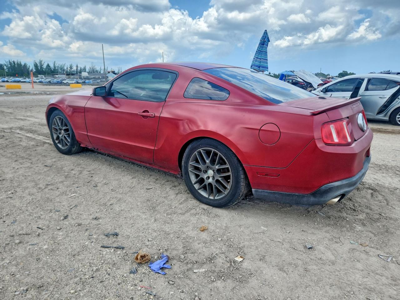 2010 Ford Mustang Gt Red vin: 1ZVBP8CH0A5162099