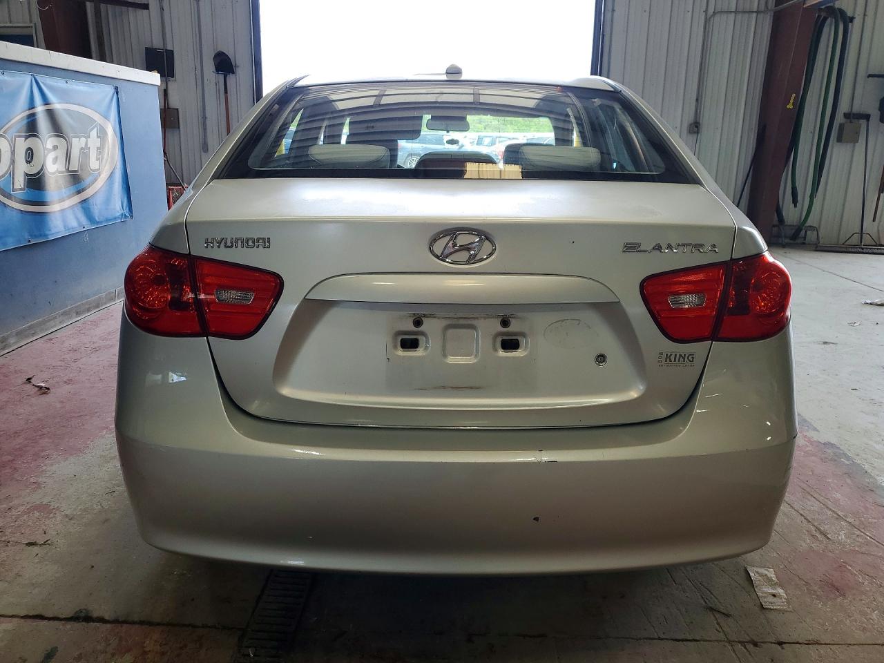 2008 Hyundai Elantra Gls Silver vin: KMHDU46D68U284757