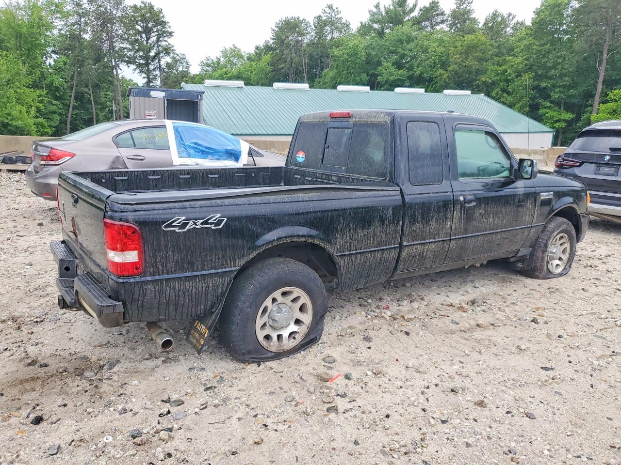 2010 Ford Ranger Super Cab Black vin: 1FTLR4FE0APA35823