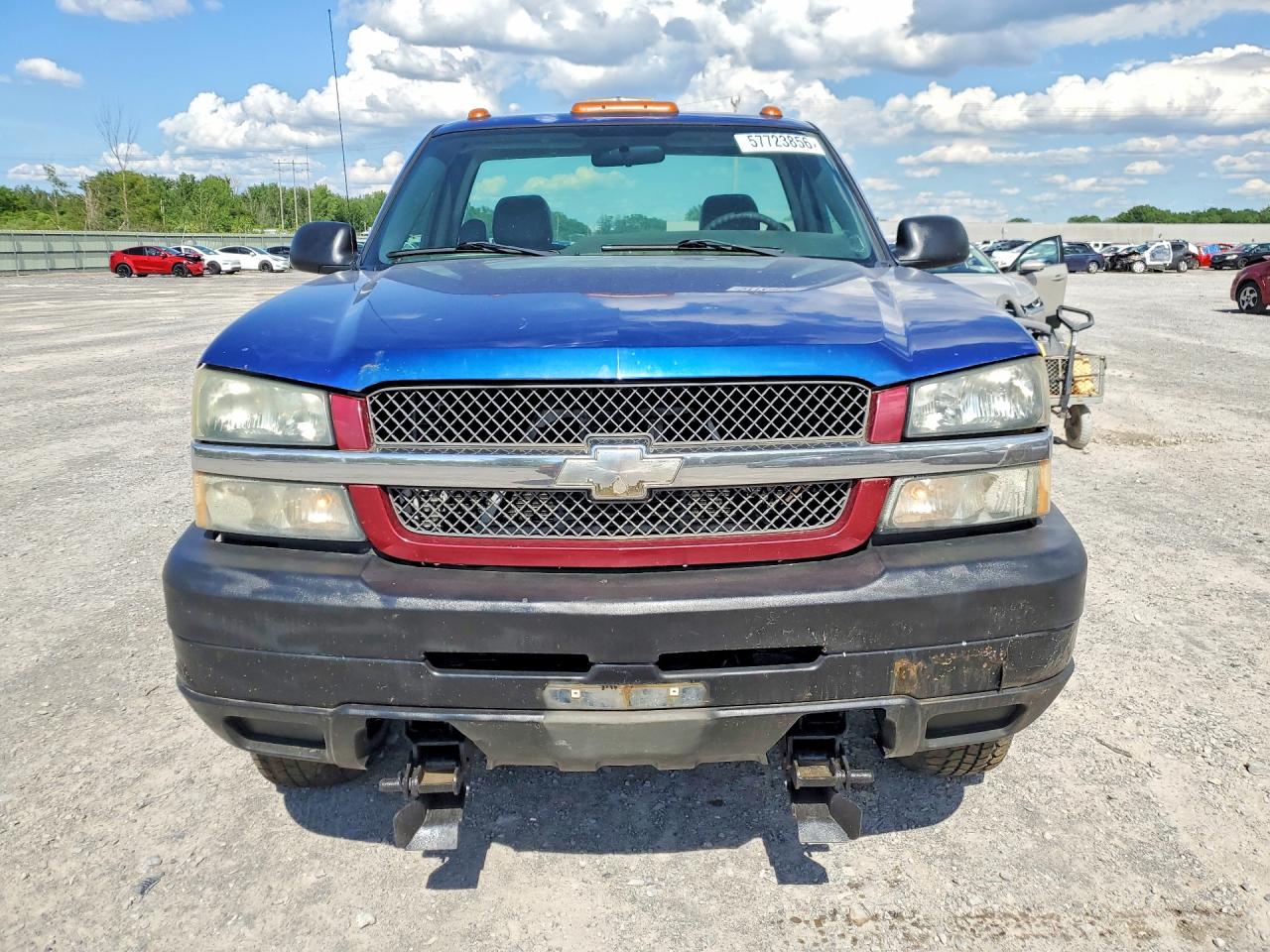 2004 Chevrolet Silverado K2500 Heavy Duty Синий vin: 1GCHK24U04E130214
